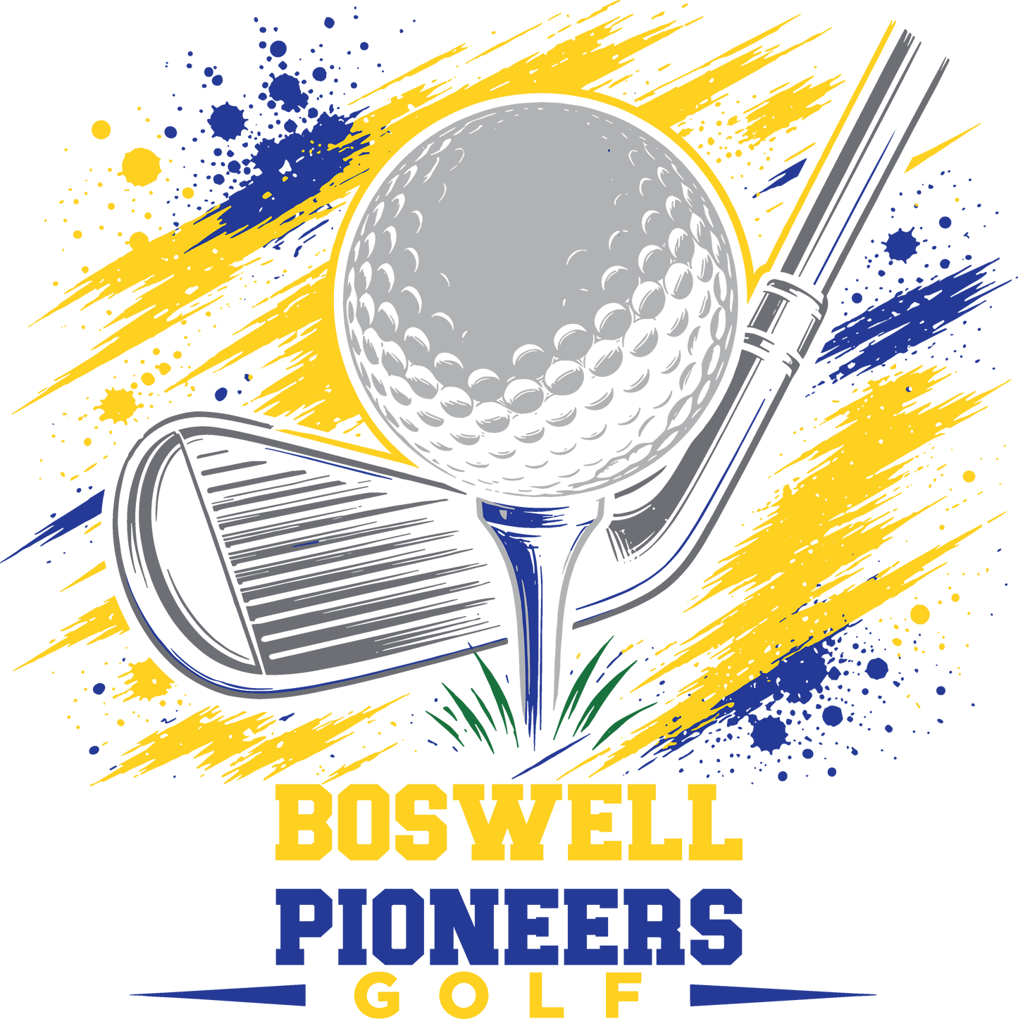 Boswell Pioneers Golf Impact Performance Tee