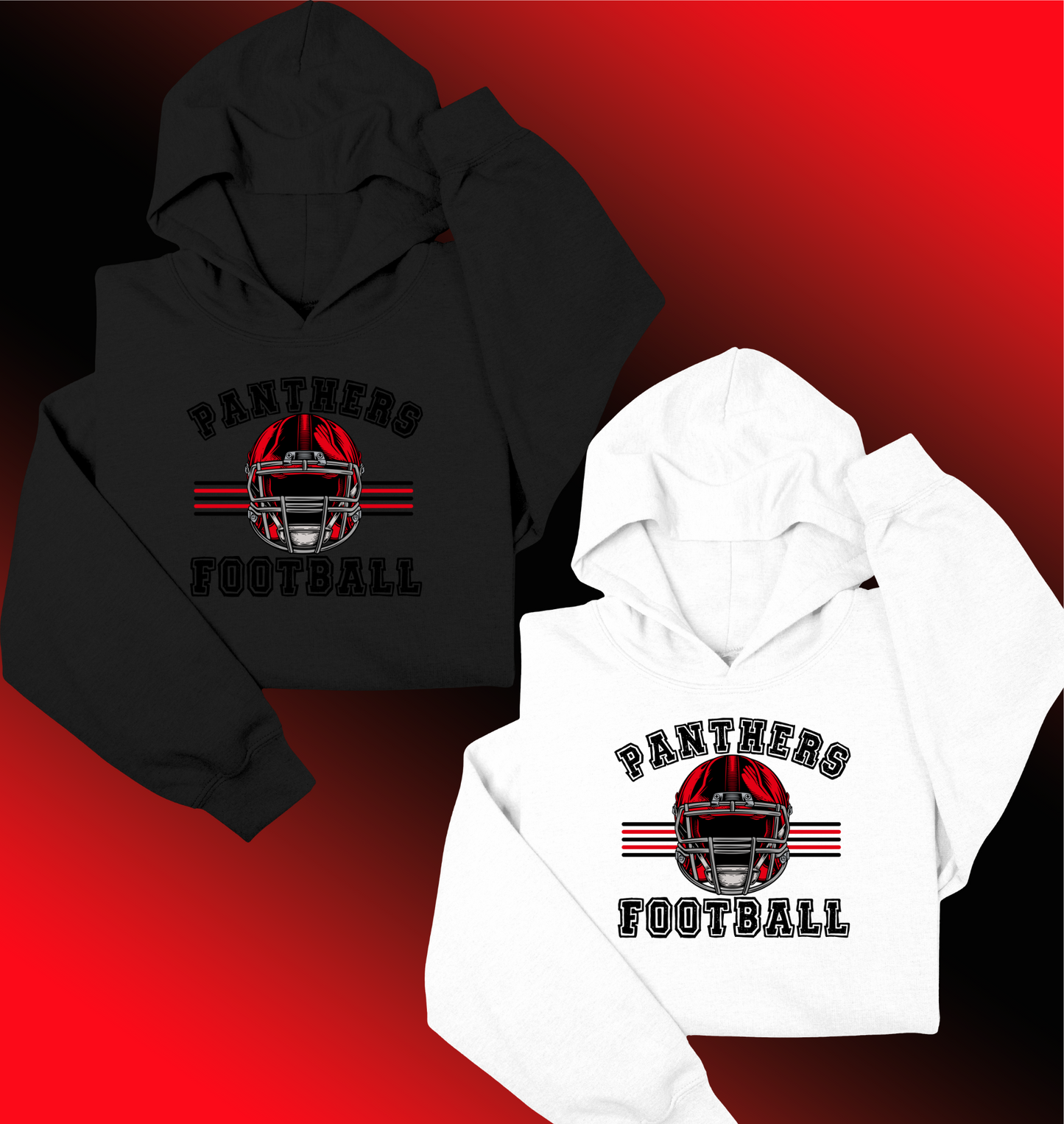 Panthers Football Helmet Hoodie