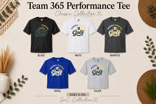 Boswell Pioneers Golf Clubhouse Performance Tee