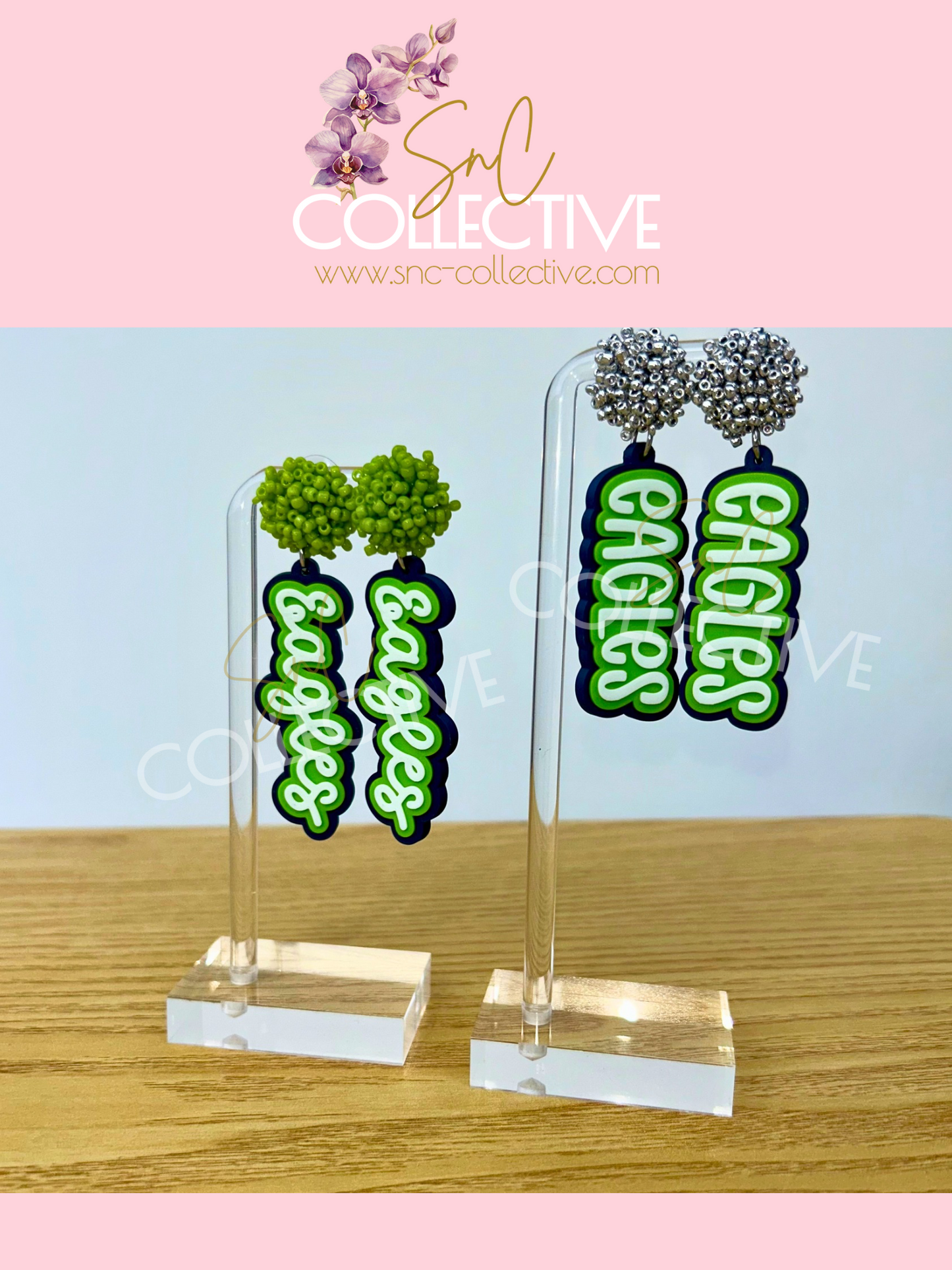 Custom School Spirit Earrings