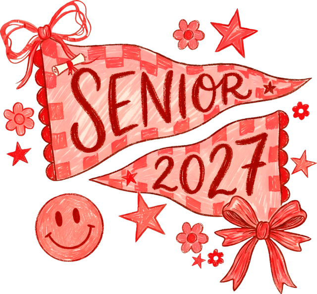 Senior 2027 | Pennant Spirit Tee