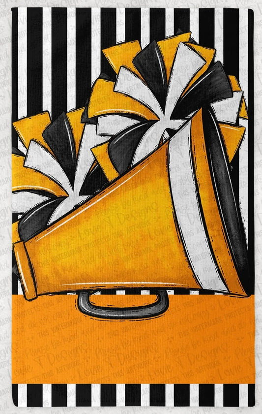 Megaphone And Poms Rally Towel