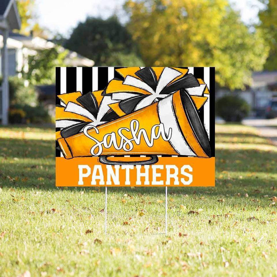 Cheer Yard Signs