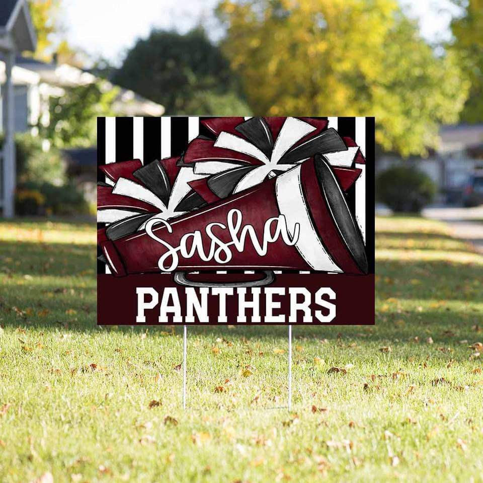 Cheer Yard Signs