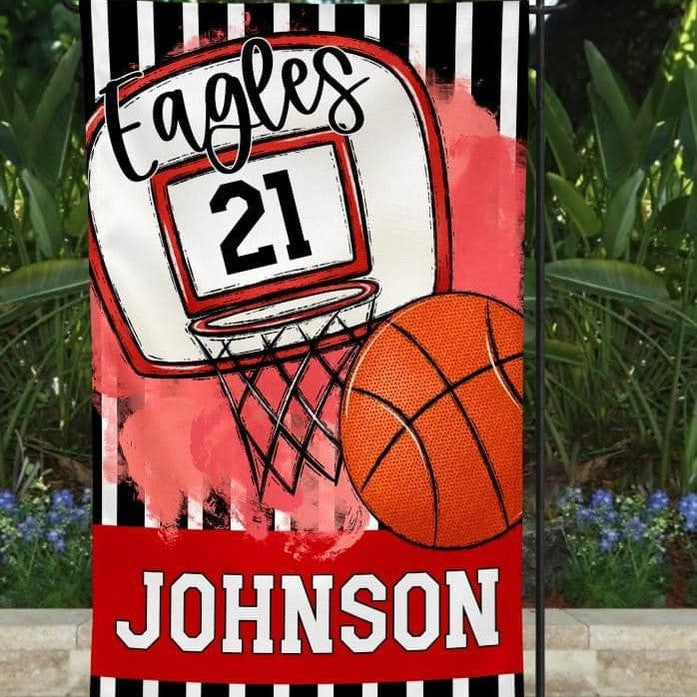 Basketball Garden Flag