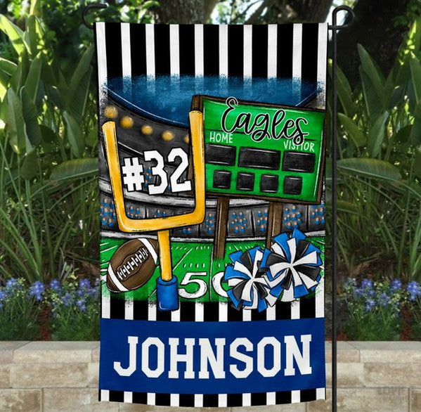 Football Garden Flag