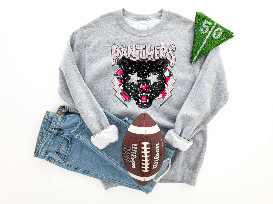 Pink Preppy Panthers Apparel