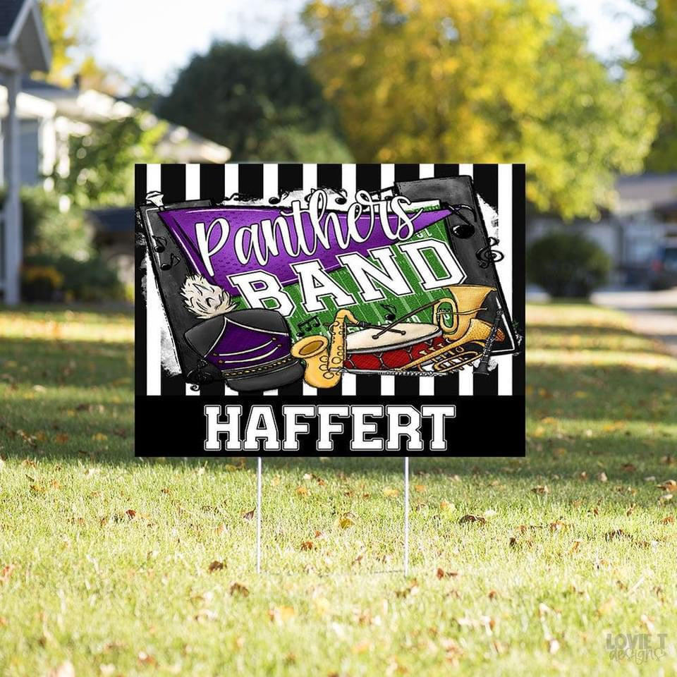 Band Yard Signs