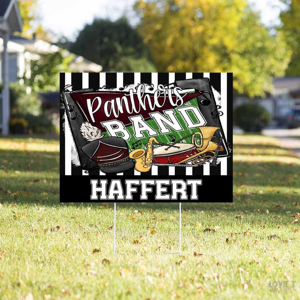 Band Yard Signs