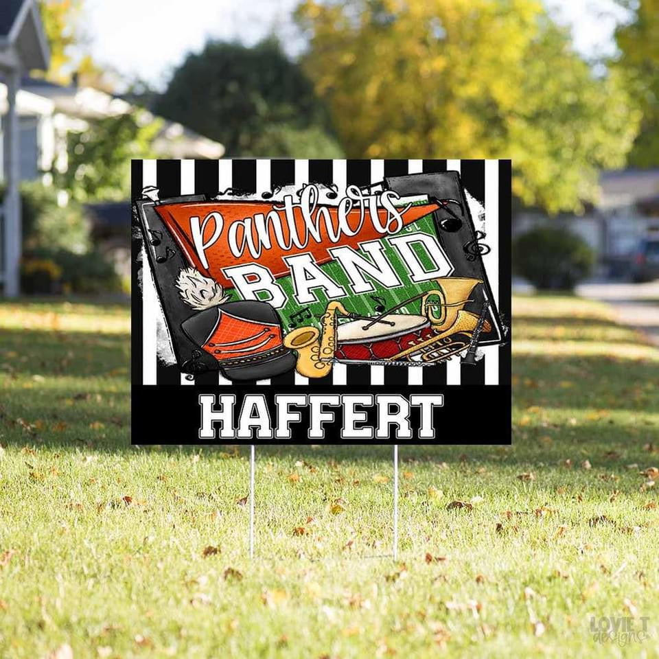 Band Yard Signs