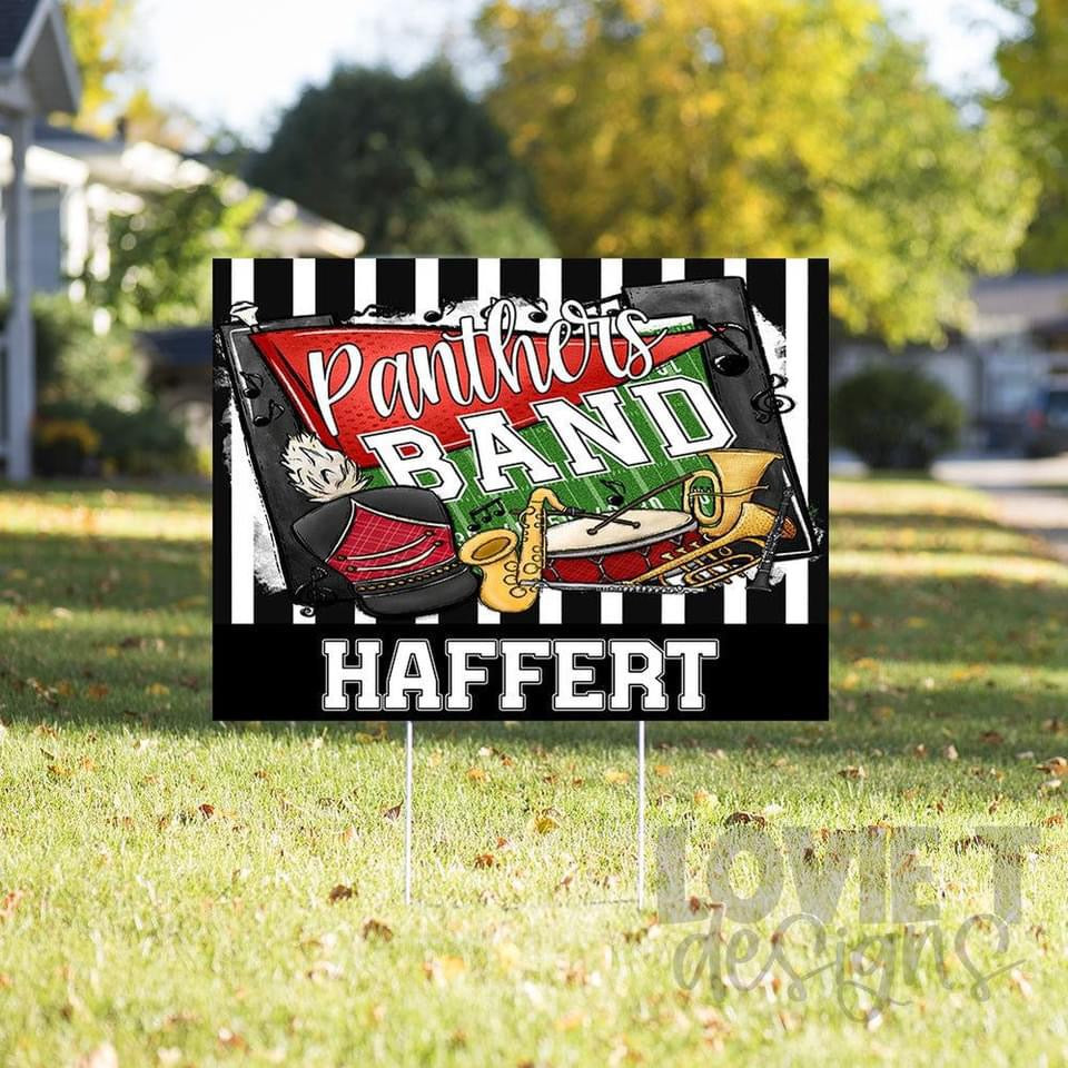 Band Yard Signs