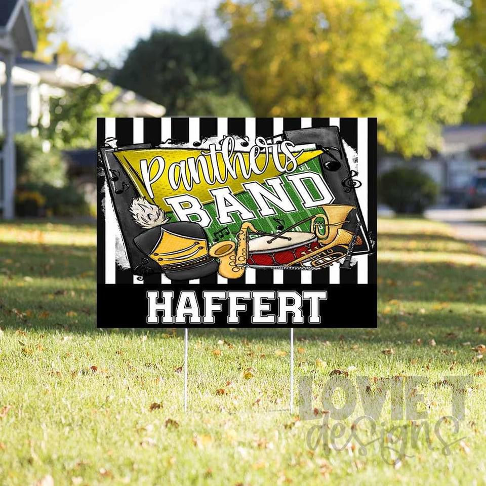 Band Yard Signs