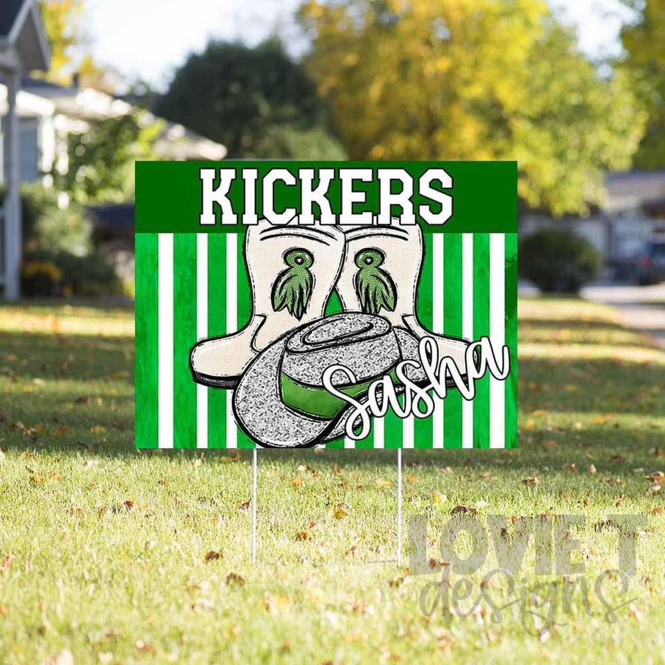 Drill Team Yard Signs