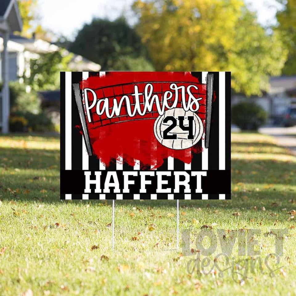 Volleyball Yard Signs