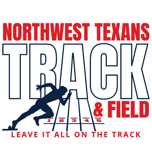Leave It All on the Track T-Shirt | Texans Track & Field