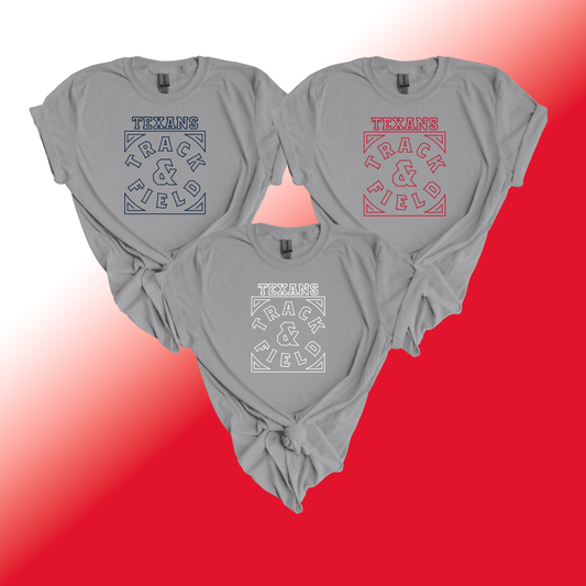 Short Sleeve Box Outline T-Shirt