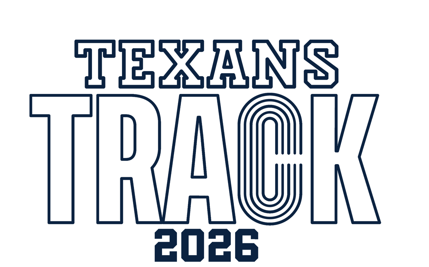 Texans Track 2026 Short Sleeve T-Shirt