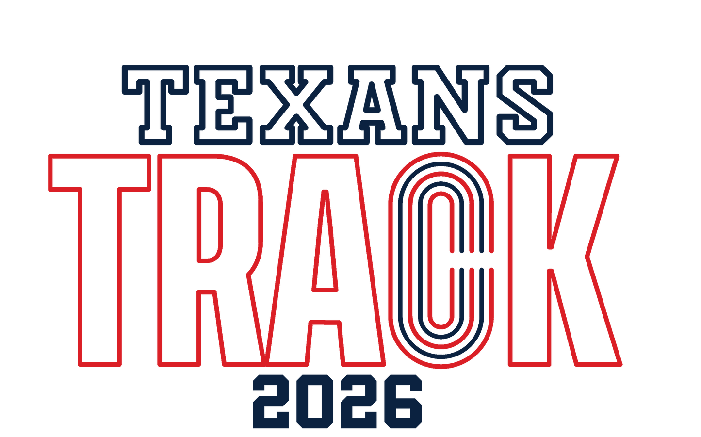 Texans Track 2026 Short Sleeve T-Shirt