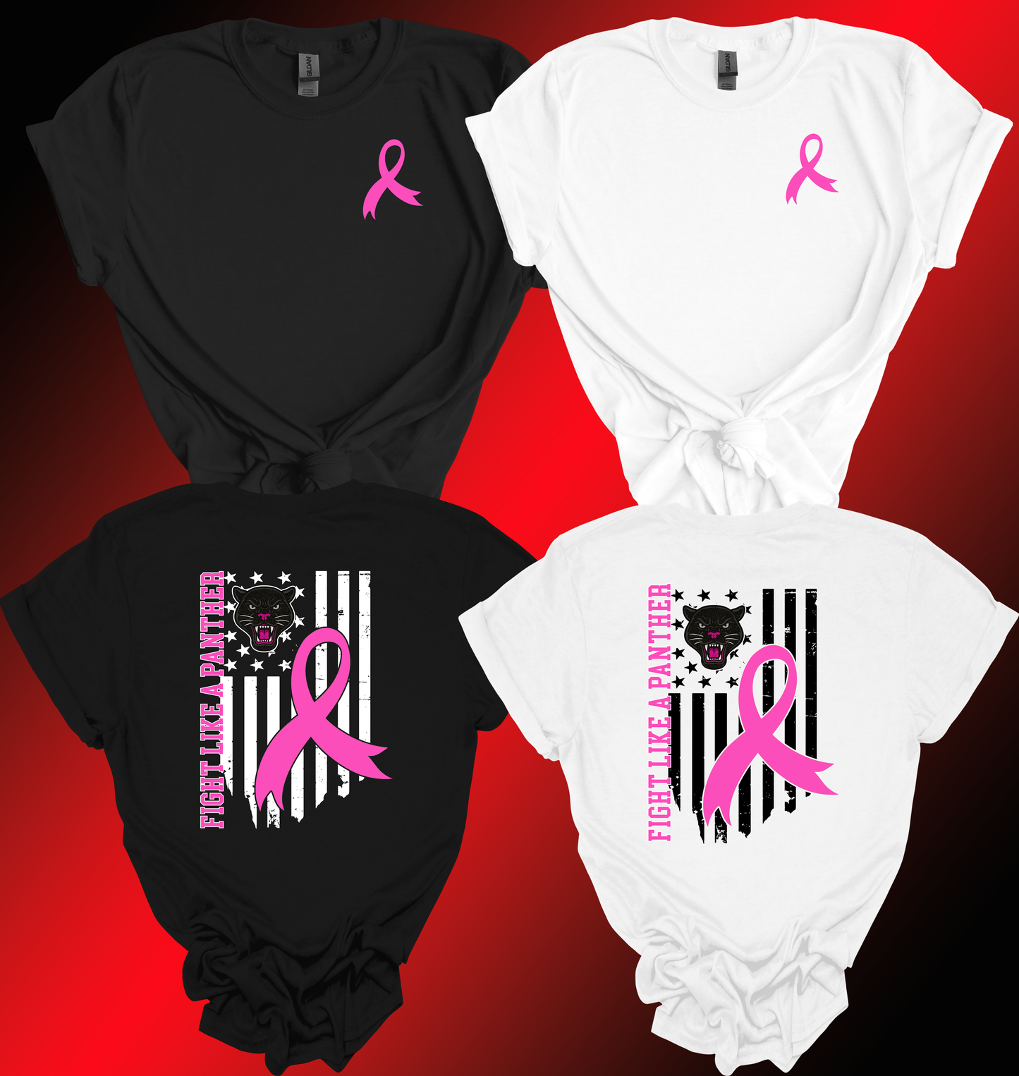 Fight Like a Panther Pink Out T-Shirt