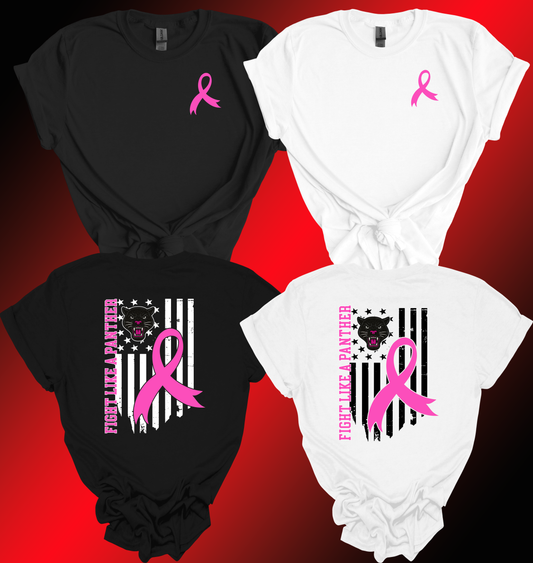 Fight Like a Panther Pink Out T-Shirt