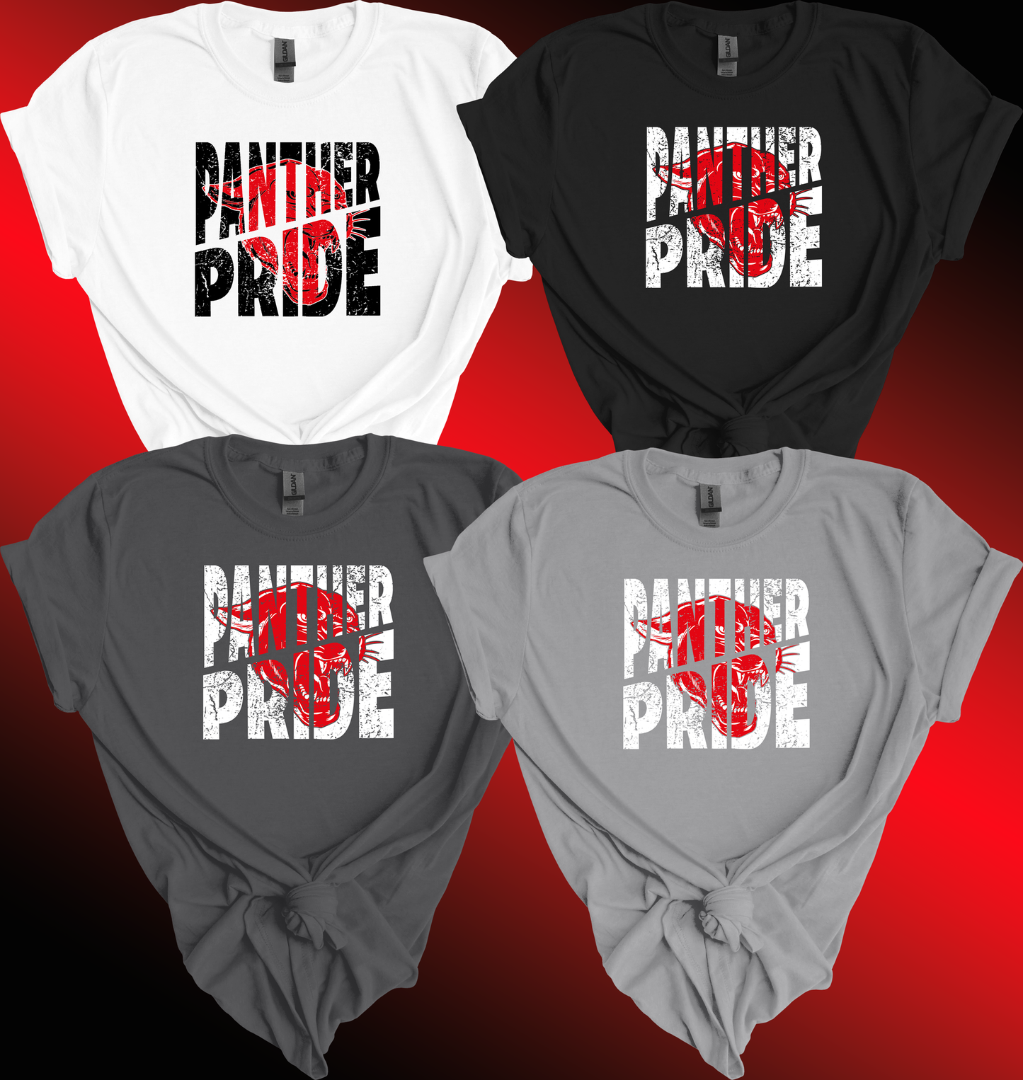 Panther Pride Distressed T-Shirt