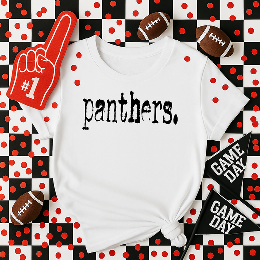 Panther Typography T-Shirt