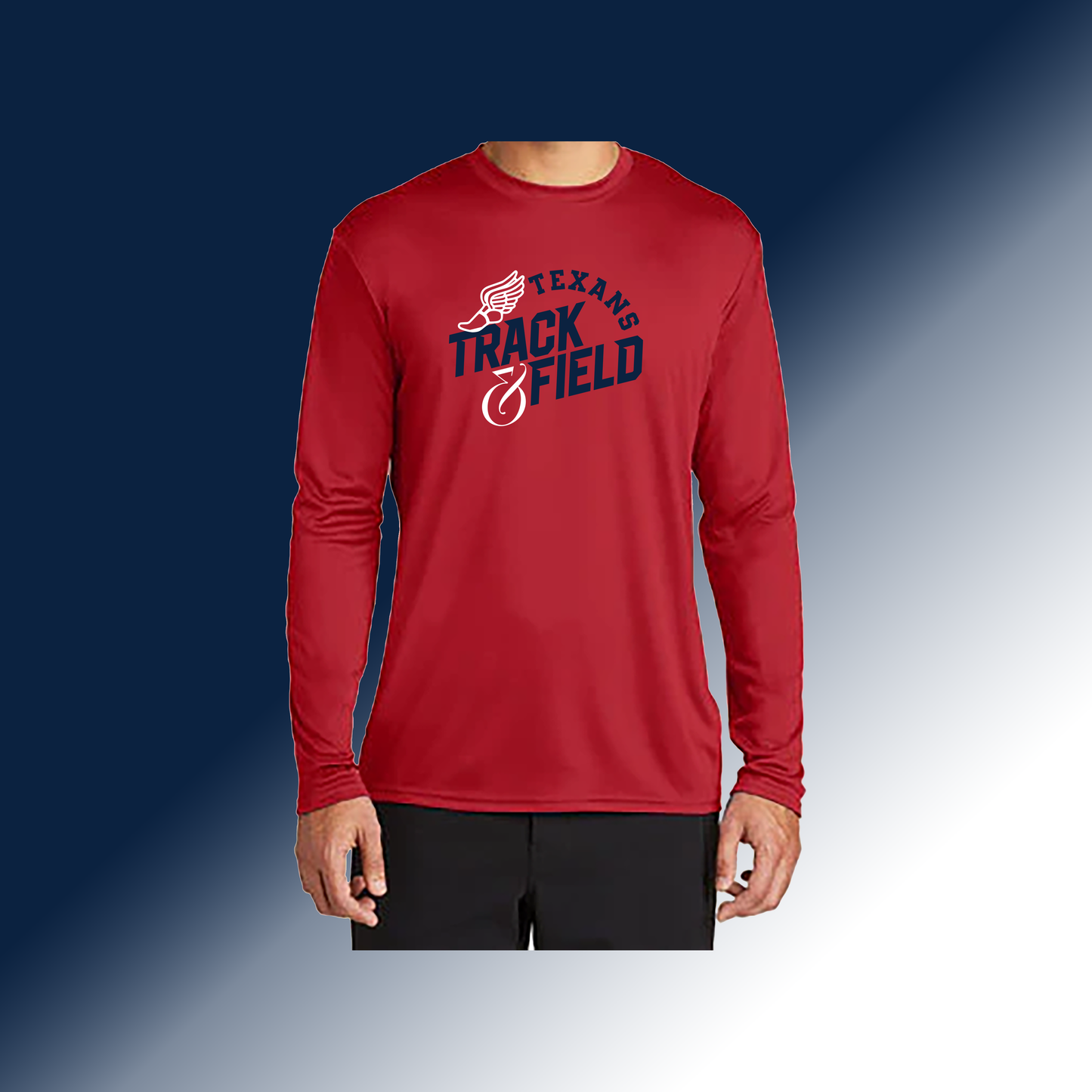 Performance Line Long Sleeve T-Shirt Texans Arch