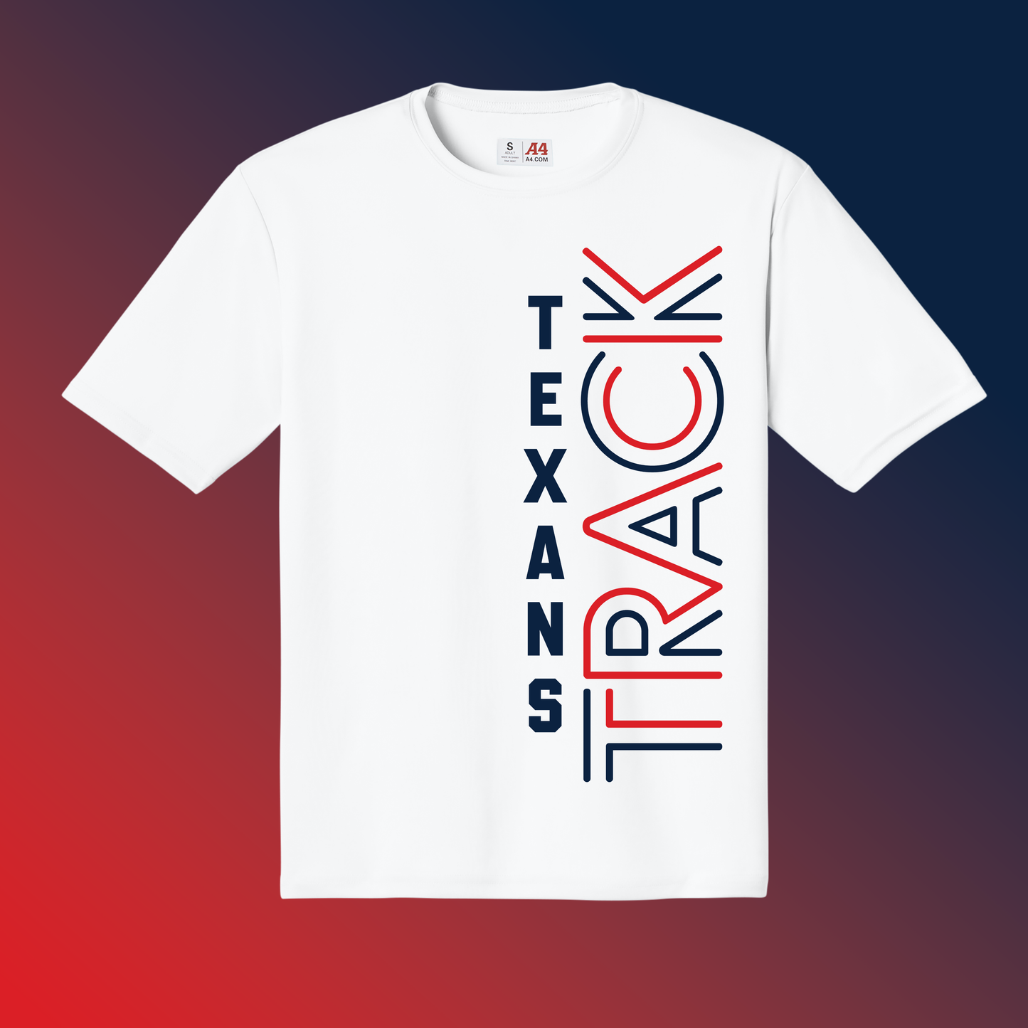 Texans Vintage Side Line A4 Performance Short Sleeve Shirt
