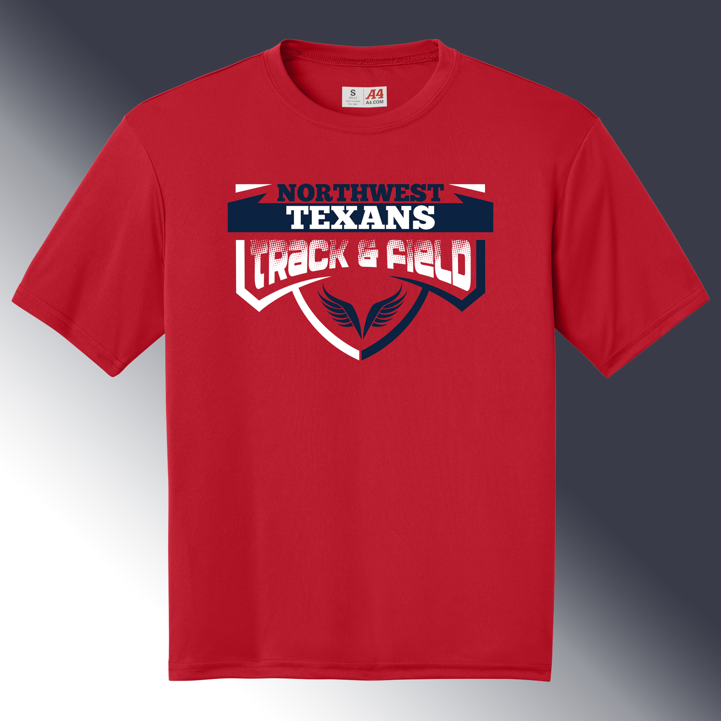 A4 Performance Short Sleeve Fade Shield T-Shirt