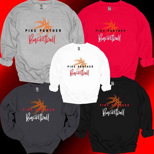 Panther Swish Motion Basketball Crewneck Sweatshirt