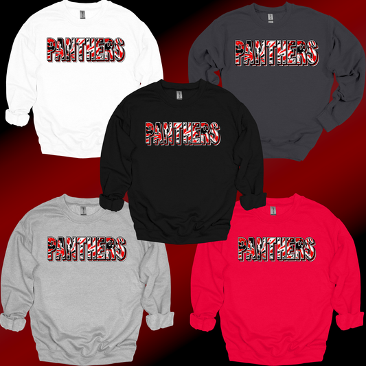 Panther Tie Dye Crewneck Sweatshirt