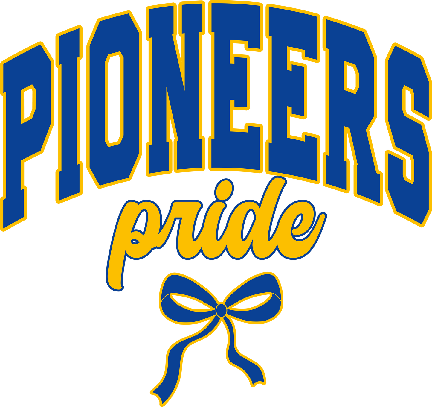 Pioneers Pride Bow Tee