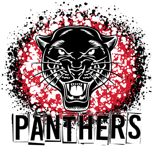Panther Paint Splatter T-Shirt
