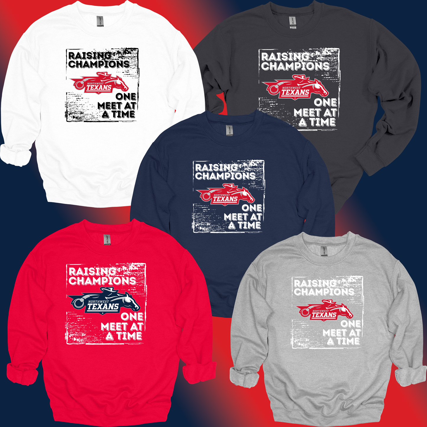 Northwest Texans Cross Country – Raising Champions Crewneck
