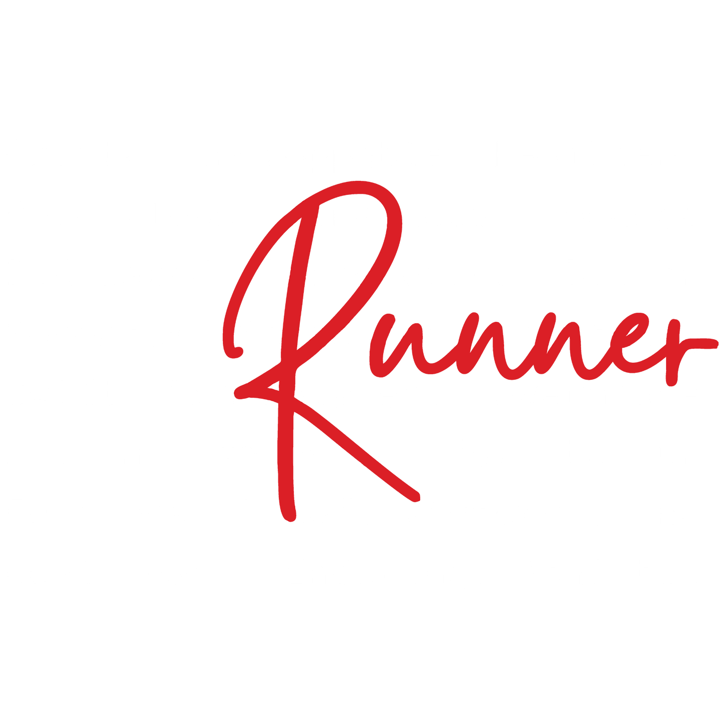 Runner Mindset Typography T-Shirt