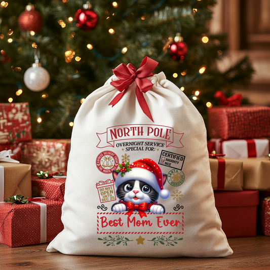 Custom Santa Sack: Cute