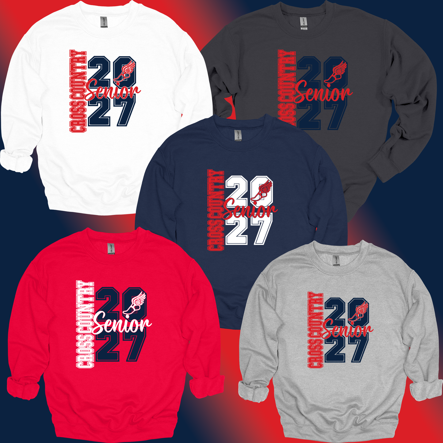 Senior 2027 Cross Country – Legacy Crewneck