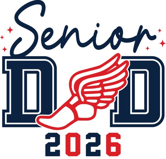 Senior Dad Track & Field T-Shirt | Class of 2026