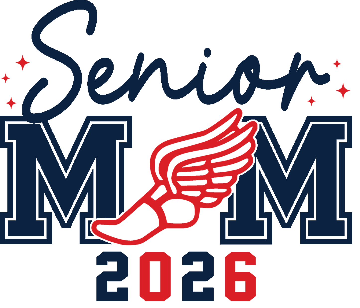 Senior Mom Track & Field T-Shirt | Class of 2026