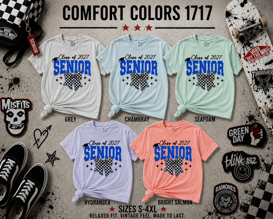 Senior 2027 | Skater Bow T-Shirt