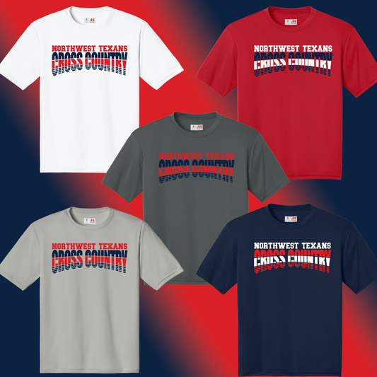 Northwest Texans Cross Country – Split A4 Performance Tee
