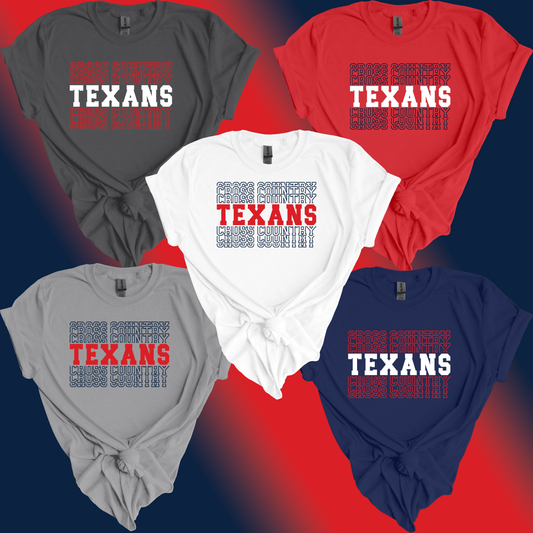 Northwest Texans | XC Stacked Tee