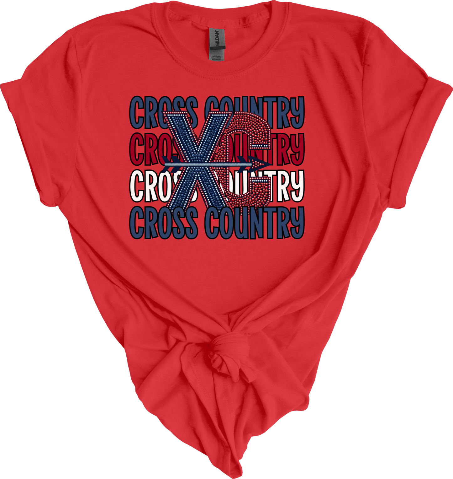 Texans Cross Country Faux Studded T-Shirt