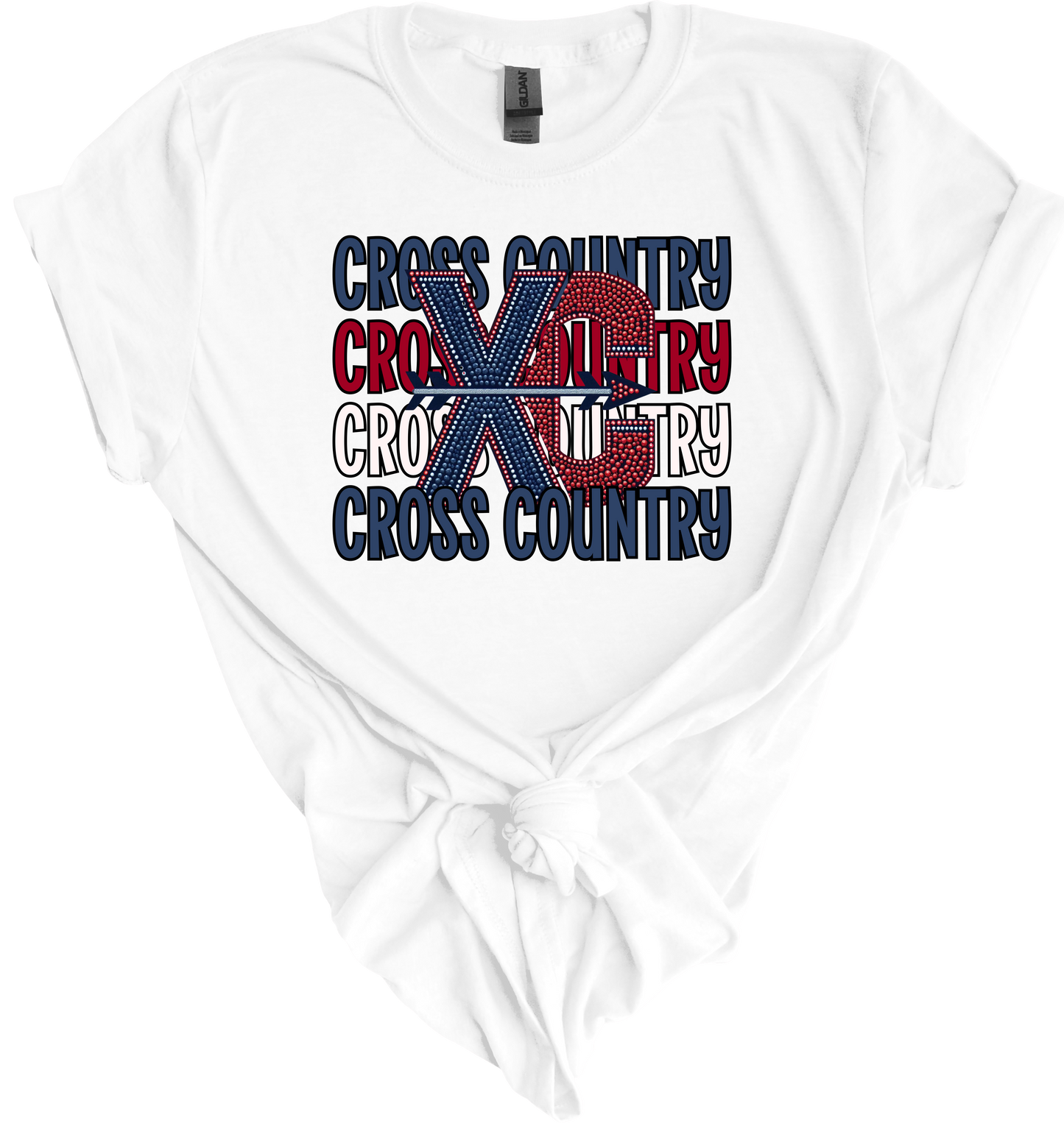 Texans Cross Country Faux Studded T-Shirt