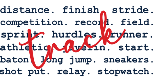 Track Typography Short Sleeve T-Shirt