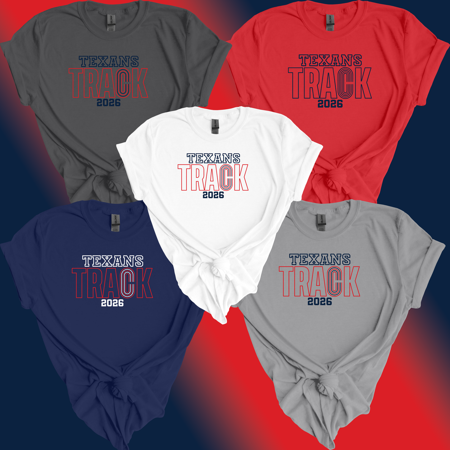 Texans Track 2026 Short Sleeve T-Shirt