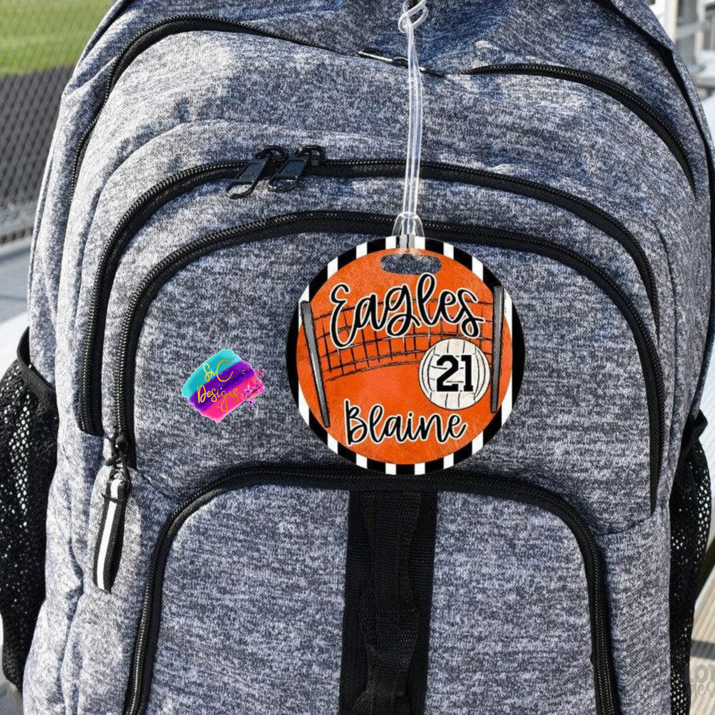 Volleyball Bag Tags