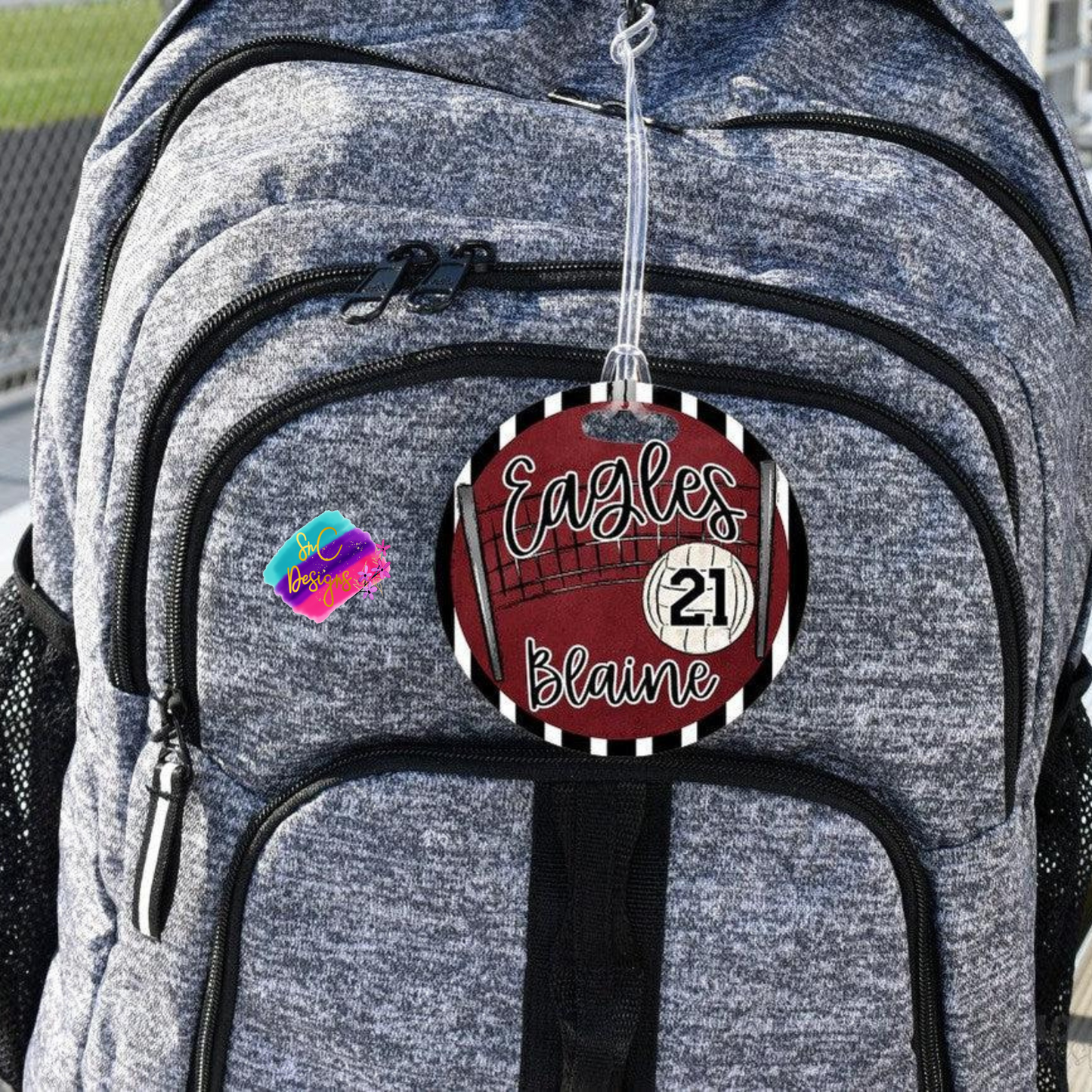 Volleyball Bag Tags