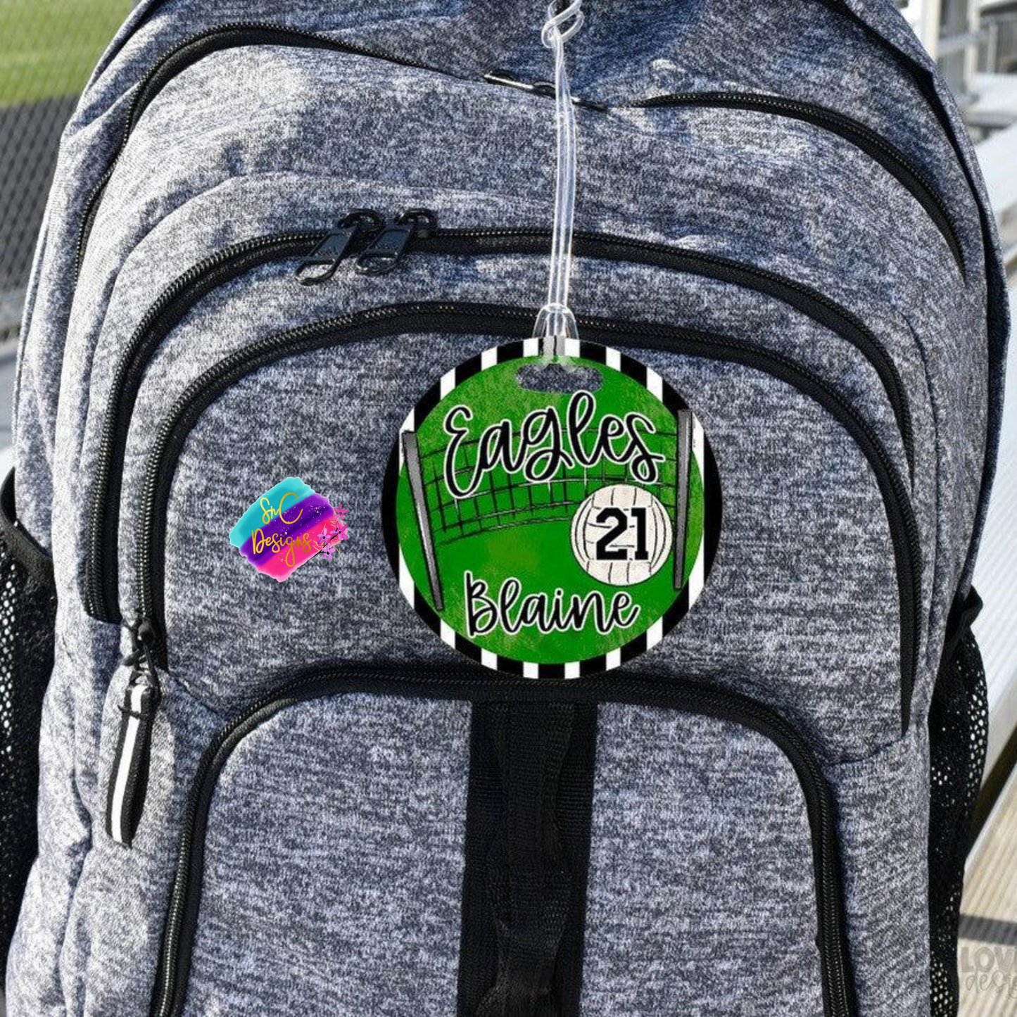 Volleyball Bag Tags