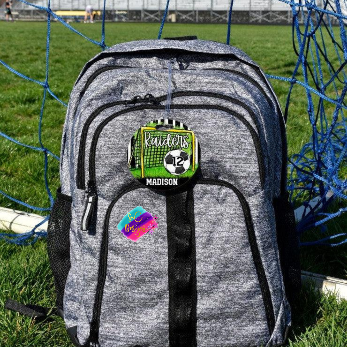 Soccer Goal Bag Tags